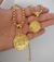 Conjunto Colar e Pulseira São Bento Banhado a Ouro 18k - comprar online