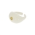 Anel Branco Com Pedra de Strass - comprar online
