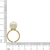 Anel Com Pérola - Banhado a Ouro 18k - Everjoy Acessórios