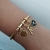 Bracelete Fé Espirito Santo - Banhado a Ouro 18k na internet