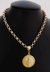 Colar Nossa Senhora Aparecida Dourado - Banhado a Ouro 18k - Everjoy Acessórios