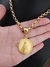 Colar Nossa Senhora Aparecida Dourado - Banhado a Ouro 18k na internet