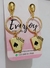 Brinco Baralho Cartas Poker - Banhado a Ouro 18k - comprar online