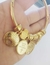 Bracelete Santa Rita de Cássia Hoponopono Banhado a Ouro 18k - comprar online