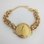 Pulseira Nossa Senhora Aparecida Dourada - Banhada a Ouro 18k - comprar online