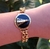 Pulseira Nossa Senhora Aparecida Resina Preta - Banhada a Ouro 18k