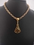 Colar Nossa Senhora Aparecida Pingente Vazado - Banhado a Ouro 18k - comprar online