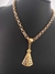 Colar Nossa Senhora Aparecida Corrente Elo Português - Banhado a Ouro 18k - comprar online