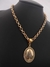 Colar Nossa Senhora Aparecida Corrente Elo Português - Banhado a Ouro 18k - comprar online