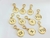 Kit Berloque Dez Mandamentos Banhado a Ouro 18k - comprar online
