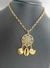 Colar Mandala Marítimo Fundo do Mar Banhado a Ouro 18k - Everjoy Acessórios