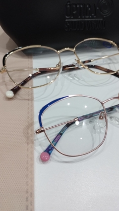 AM98 AZUL CON COBRE en internet
