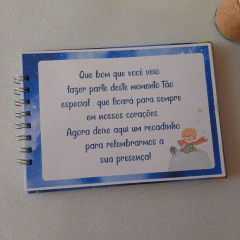 Caderno de Recados Chá de Bebê Pequeno Príncipe - comprar online