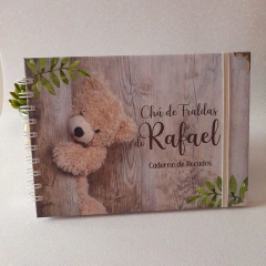 Caderno de Recados Chá de Bebê Ursinho