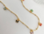 CHOCKER BORBOLETAS COLORIDAS COM BOLINHAS - 36CM + 5CM EXTENSOR - FOLHEADO A OURO - comprar online