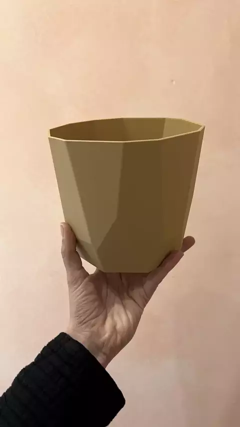 Maceta Facetada 16 - Maiz