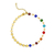 Pulseira Medalhas com Duo Bolinhas - 18K