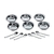 Conjunto Sobremesa 12 Peças Jogo Potes Colher Inox Cozinha
