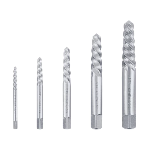 Juego con 5 extractores de tornillos, Truper - 14512 EXT-5