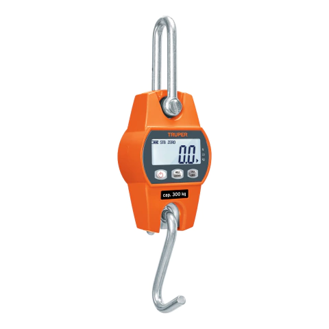 Báscula electrónica colgante, de pilas, 300 kg, Truper - 100788 BASE-300C