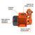 Bomba periférica autocebante 3/4HP, uso agrícola, TRUPER - 12781 BOPA-3/4 - Konstru Tools ® Ferreteria Orizaba Online