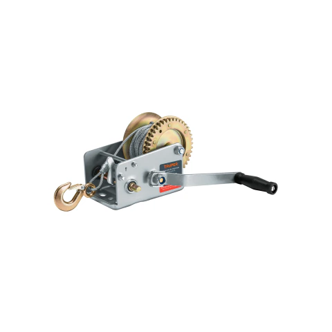 Malacate de manivela 1100 kg con cable, Truper - 14721 MAW-91C