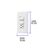 Placa armada con contacto y 2 interruptores sencillos, Basic - 25081 PA-APCO-B2 en internet