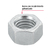 Bolsa con 50 tuercas 1/2' hexagonales de acero galvanizado - 44552 TUE-1/2 en internet