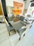 Mesa Madri 1,70 X 0,90 / Tampo em Vidro Smart Com 6 Cadeiras Lisboa Cel - loja online