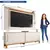 Bancada Mondrian com Painel 1,80 Caemum - comprar online