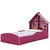 Cama Casinha Pink C/ Colchão - Bom Lar Móveis