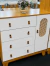 Comoda pingo new 1 pt tela amendoa 100% mdf