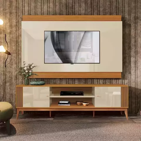 Painel com Rack Legacy Edn Móveis