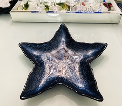 Prato Decorativo - Vylux - Estrela Azul Marinho - 28cm - comprar online