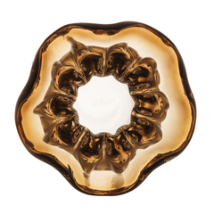 Vaso de Vidro Italy - Marrom - 10 x 11cm na internet