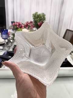 Bowl Decorativo - Vylux - Estrela Branca Perolizada - 18cm na internet