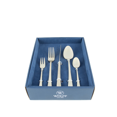 Faqueiro de Aço Inox Berna - Champanhe Fosco - 30 Peças - comprar online
