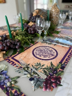Lugar Americano Azeitona Vinho - Bienestar Home & Decor