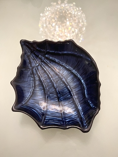 Bowl Decorativo -Vylux - Concha Azul Marinho - 17 x 21cm