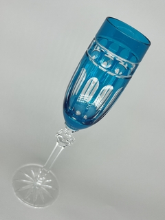 Taça Champanhe - Turquesa - 190Ml - Bienestar Home & Decor