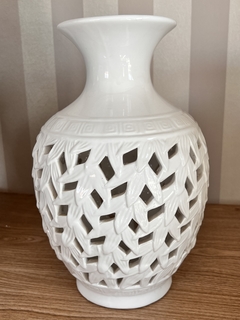 Vaso de Porcelana sem Tampa - Branco - P