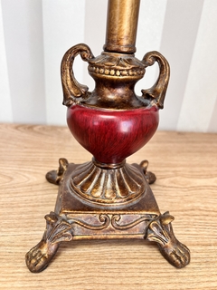 Abajour de Mesa - Detalhes Bronze e Marsala na internet