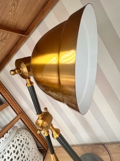Luminária Metal Grande - Ouro Velho - Bienestar Home & Decor