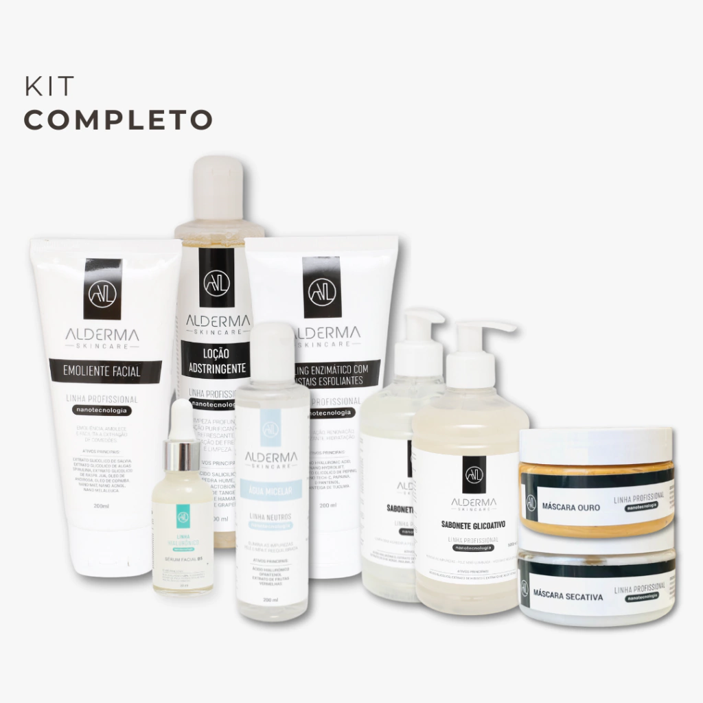 Kit Completo Limpeza de Pele - Linha Profissional