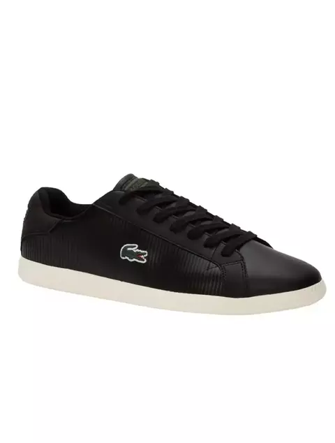 Tênis Lacoste Masculino Couro Graduate Preto 319 2