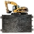 Condensador Máquina Caterpillar 320c 325c 385b Komatsu D61