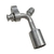 Conexão 90 Graus Radial Block Fitting 8mm Com Ventil R134a Alumínio