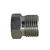 Niple 10mm O'ring Rosca 7/8 Alumínio - 10 Unidades