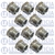 Niple 10mm Radial Rosca 7/8 Alumínio - 10 Unidades - Leticia Ar Condicionado - comprar online
