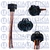 Conector 4 Vias Pressostato Alta Volkswagen Gol G3 G4 Parati Saveiro